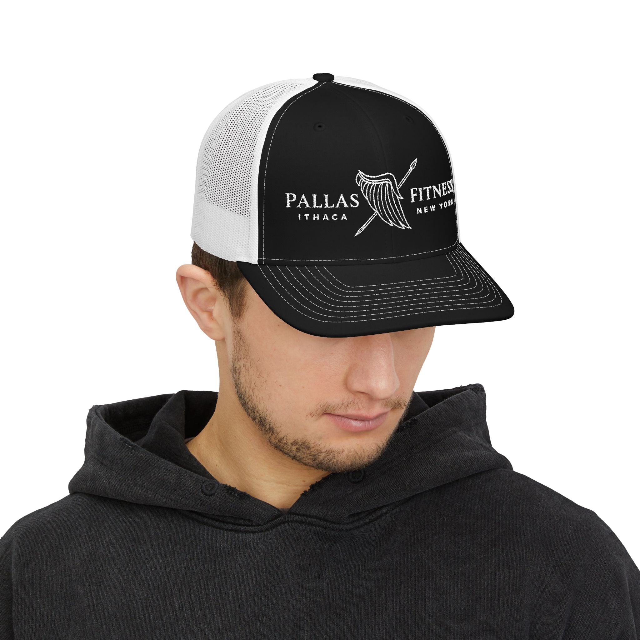 Embroidered Snapback Trucker Hat