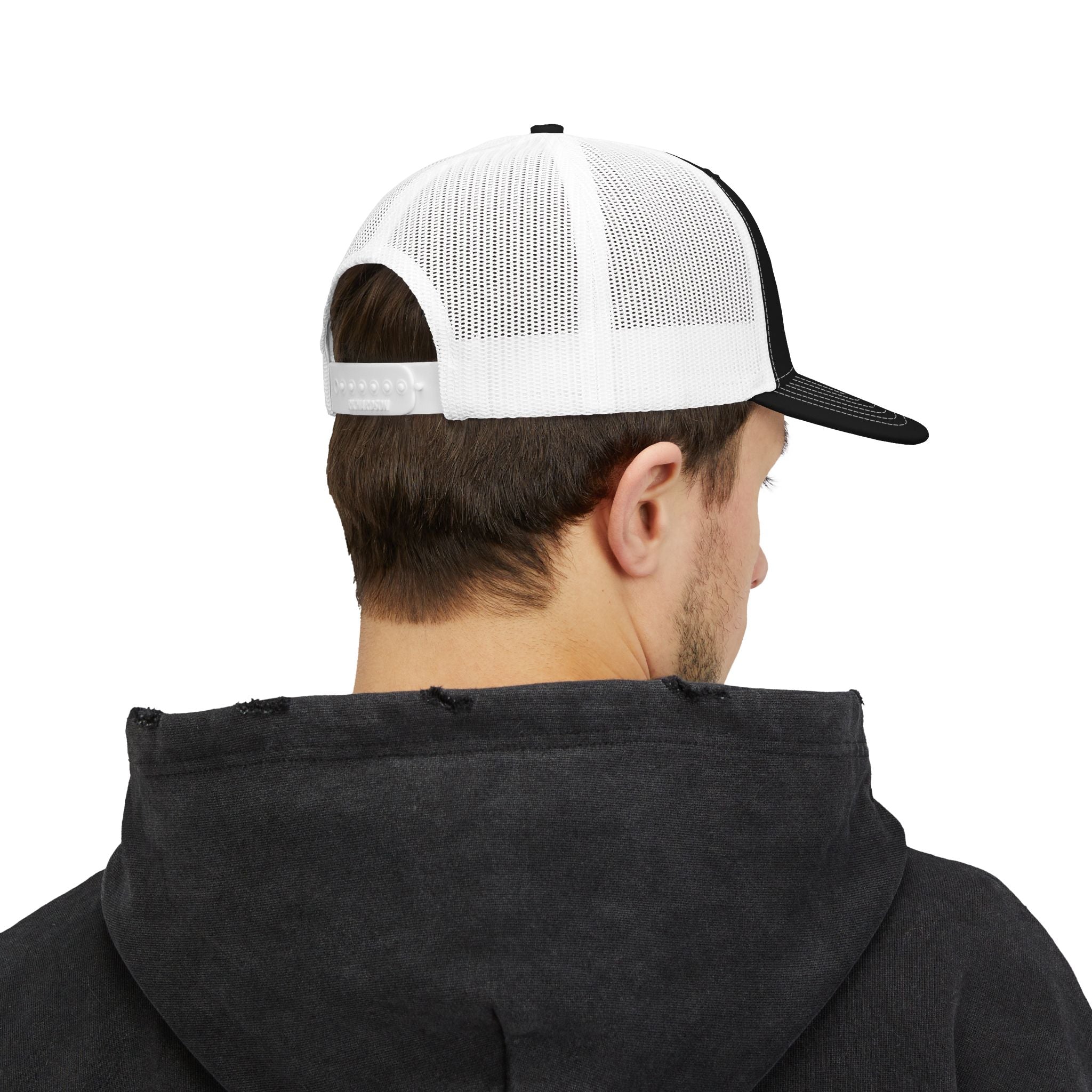 Embroidered Snapback Trucker Hat
